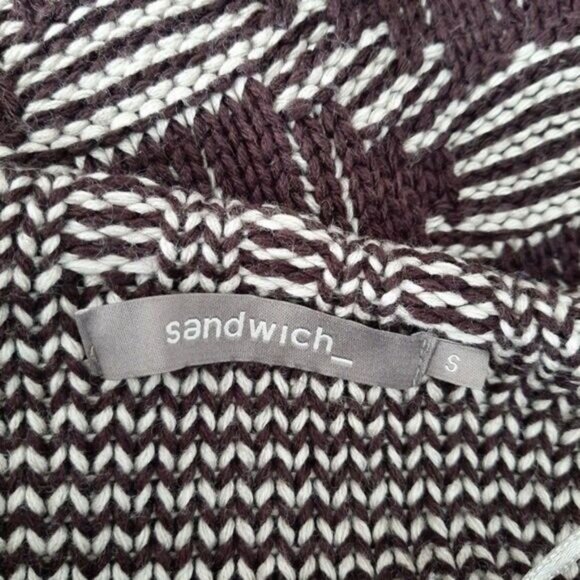 SANDWICH Clothing Netherlands Chunky Knit Cardigan Sweater x Sz S - Picture 15 of 16